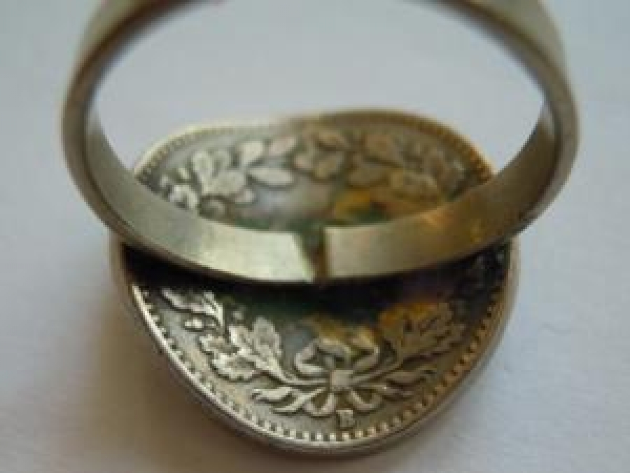 CONF OEDERATIO HELVETICA 1931 YIL YAZILI PARA YÜZÜK 