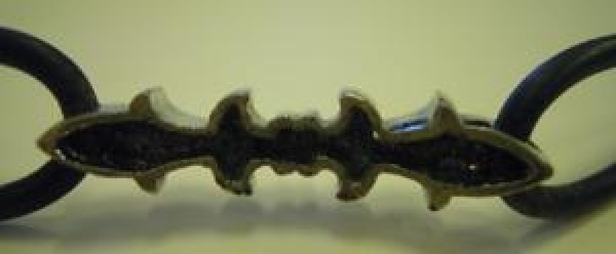 GÜMÜŞ BİLEKLİK İZCİ İŞARET ARMALI  DERİ KAYIŞLI