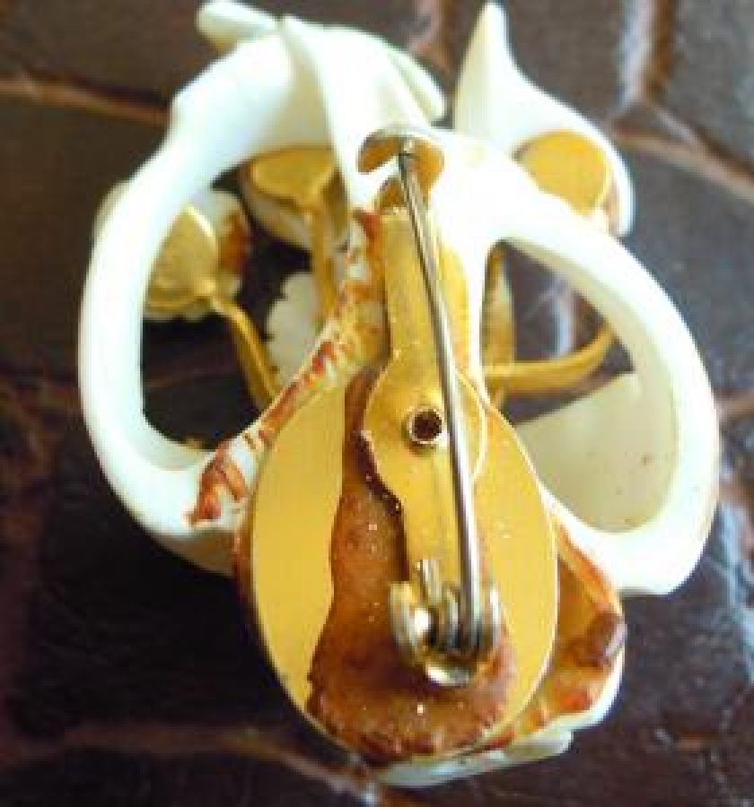 İĞNELİ BROŞ DENİZ KABUĞU