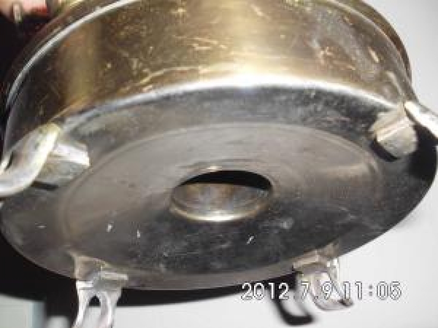 İRAN GAZLI MUSLUKLU SEMAVER PİRİNÇ NİKEL KAPLAMA 