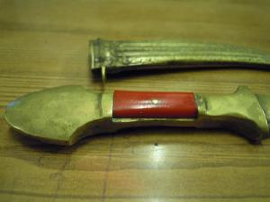 PİRİNC KININDA KAMA 60 YILLARIN TÜRİSTLİK URUNU HANCER ELCİK KISMINDA FATİH FUGURLU