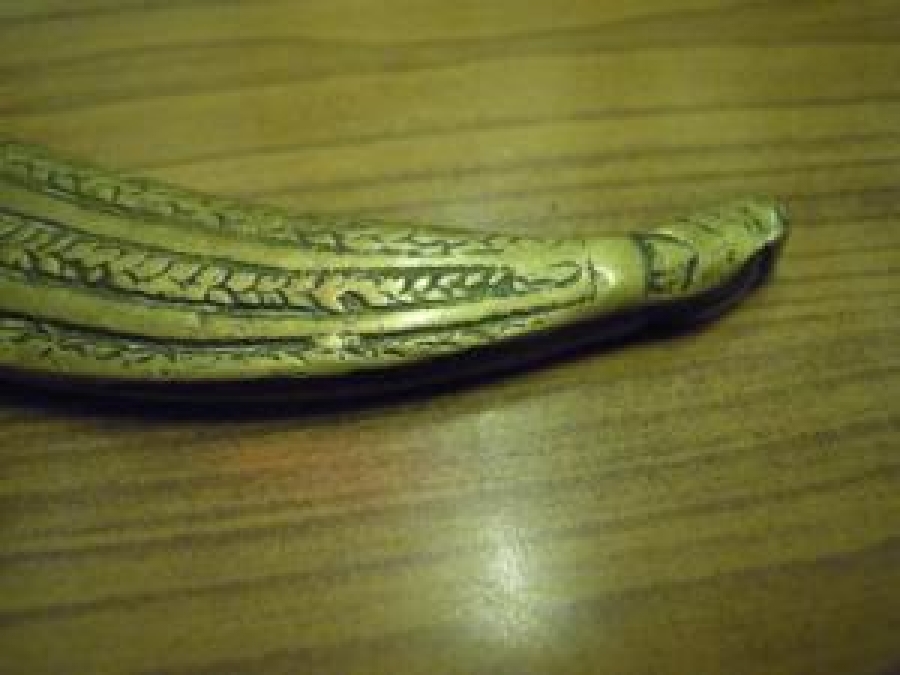 PİRİNC KININDA KAMA 60 YILLARIN TÜRİSTLİK URUNU HANCER ELCİK KISMINDA FATİH FUGURLU