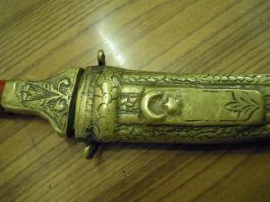 PİRİNC KININDA KAMA 60 YILLARIN TÜRİSTLİK URUNU HANCER ELCİK KISMINDA FATİH FUGURLU