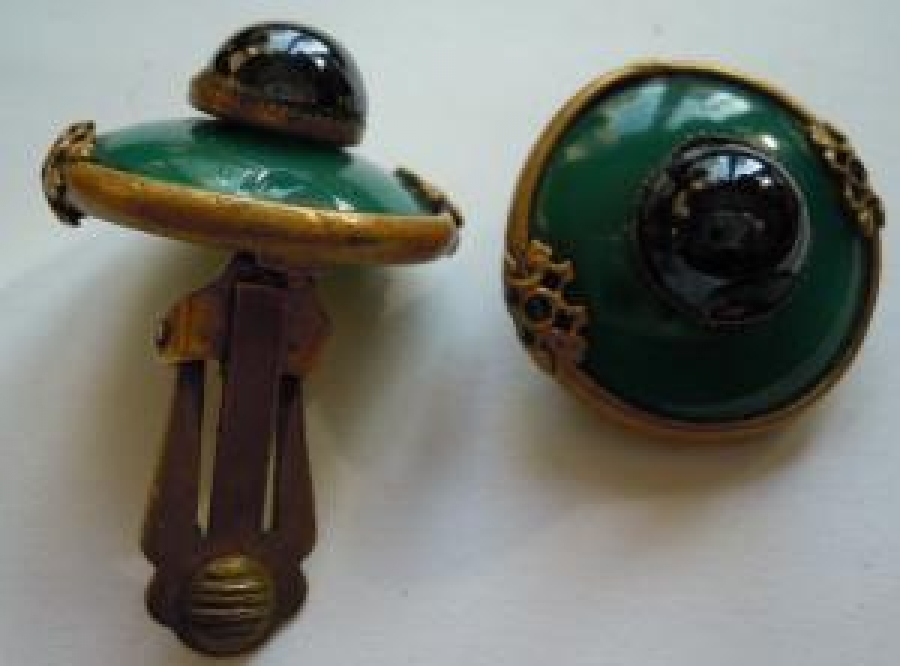 OSMANLI ZAMANIN AKİK VE ONİKS TAŞLI KÜPE 