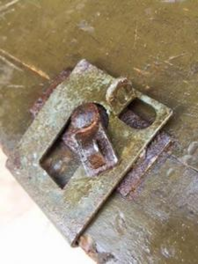 1947 AMERİKAN MARSHAL YARDIM SANDIGI EL YAPIMI ORTA BOY SANDIK UNITED STATES OF AMERİCA 