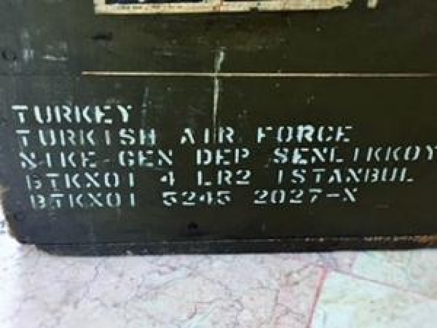 1947 AMERİKAN MARSHAL YARDIM SANDIGI EL YAPIMI ORTA BOY SANDIK UNITED STATES OF AMERİCA 