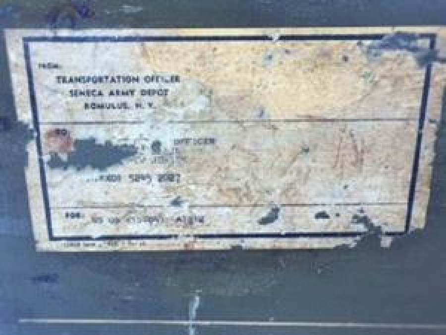 1947 AMERİKAN MARSHAL YARDIM SANDIGI EL YAPIMI ORTA BOY SANDIK UNITED STATES OF AMERİCA 