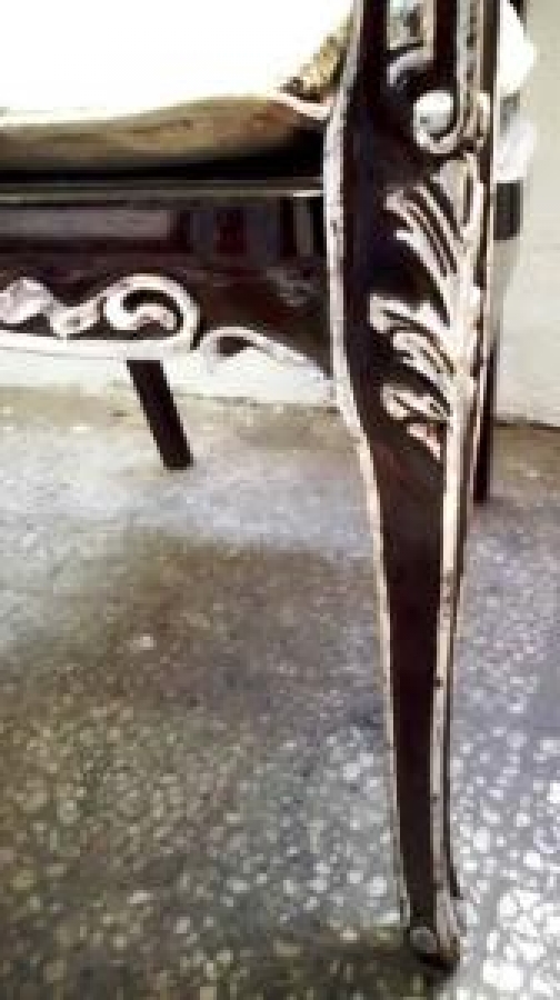 2 ADET TEKLİ GÜMÜŞ VARAK EL OYMALI MASİF KOLTUK 