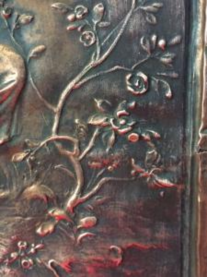 BAKIR AVRUPA EL YAPIM ROLYEF COSTANTİN ETİKETLİDİR 