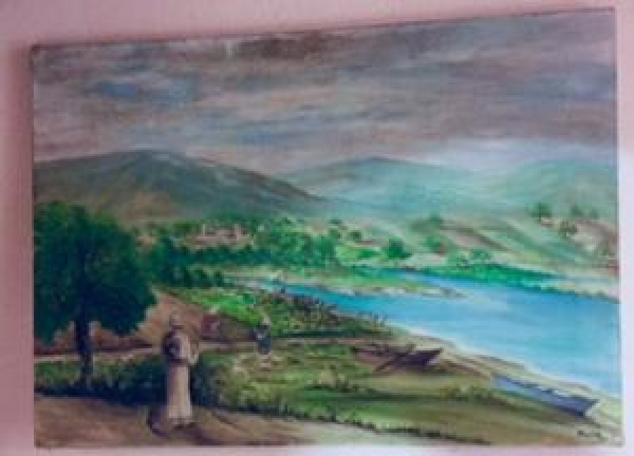 ÇERÇEVESİZ SANATÇI İMZALI TUAL YAĞLI BOYA TABLO 