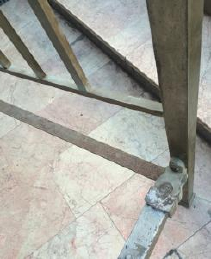 ÇİFT KİŞİLİK METAL PİRİNÇ ANTİKA KARYOLA