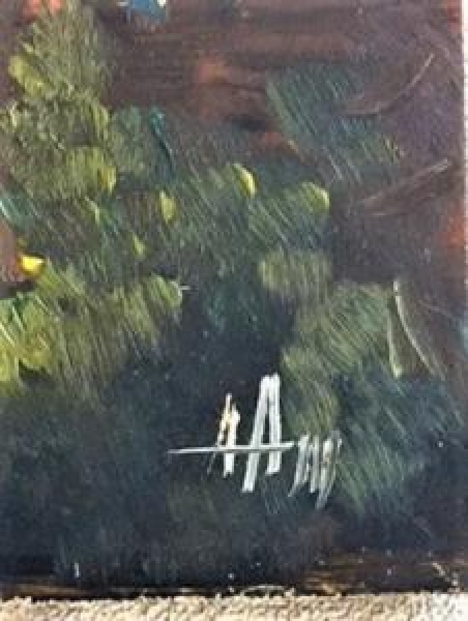 DURALIT ÜZERİNE YAĞLI BOYA  USKUDARDAN  EMİNONUNE BAKIS GÜN BATIMI İMZALI 