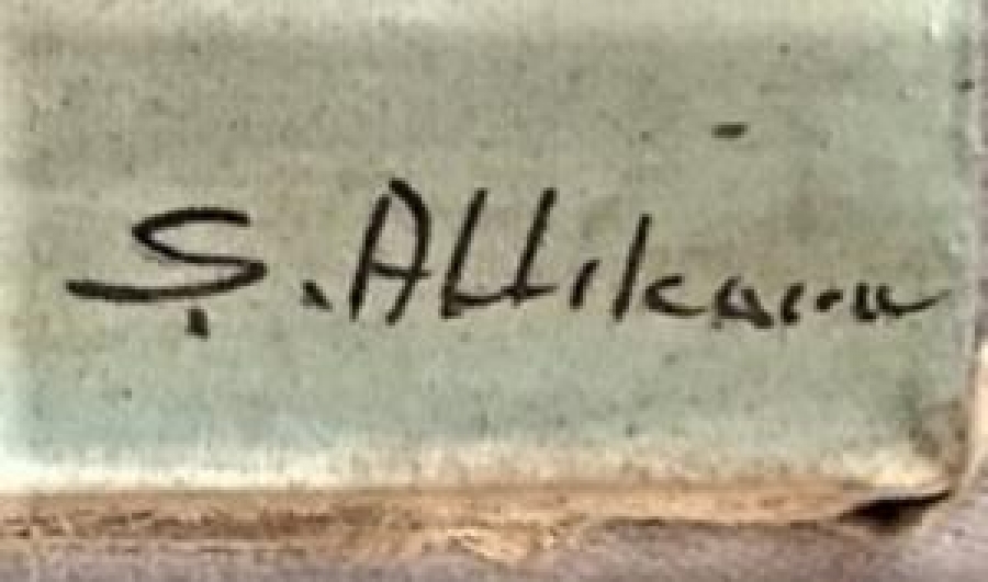 KARAKÖY DEN EMİNÖNÜ YAĞLI BOYA RESİM SANATÇI İMZALI TABLO 