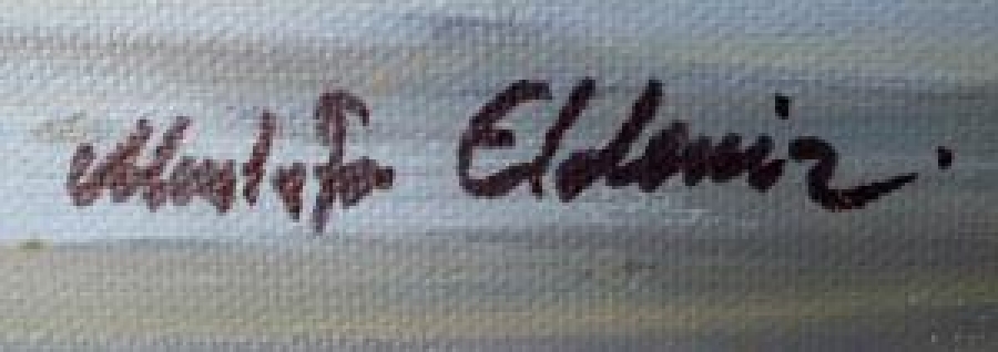 MUSTAFA ELDENİZ 70 X 100 YAĞLI BOYA İMZALI ESERİ 