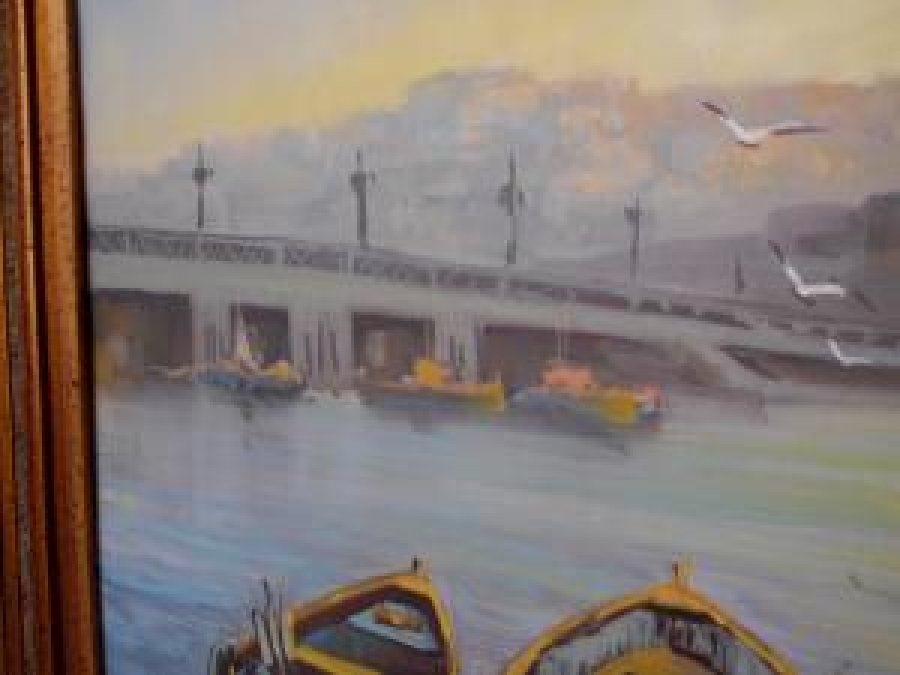 MUSTAFA ELDENİZ 70 X 100 YAĞLI BOYA İMZALI ESERİ 