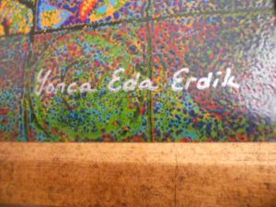 YONCA EDA ERDİK SANATÇI İMZALI ORJİNAL İMZALI TABLO 