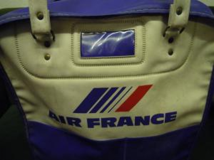 AIR FRANCE BAG FRANSA ÇANTA HAVA YOLLARI SEYEHAT TAŞIMA CANTASI VİNLEKS