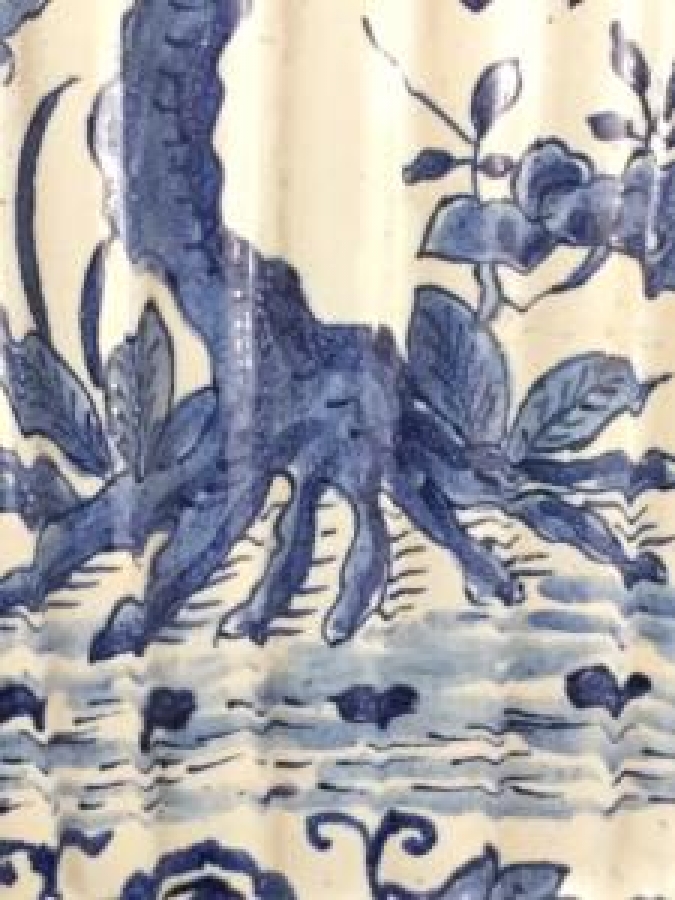 CİN HANEDAN KUTSAL ÇİFT VAZO 16 YÜZYIL 60 CM BOY KAPAKLI EL İŞİ BLUE WHITE J.G 56/15