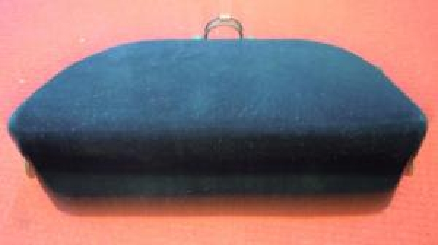 GECE İÇİN BAYAN SÜET SİYAH EL ÇANTA 