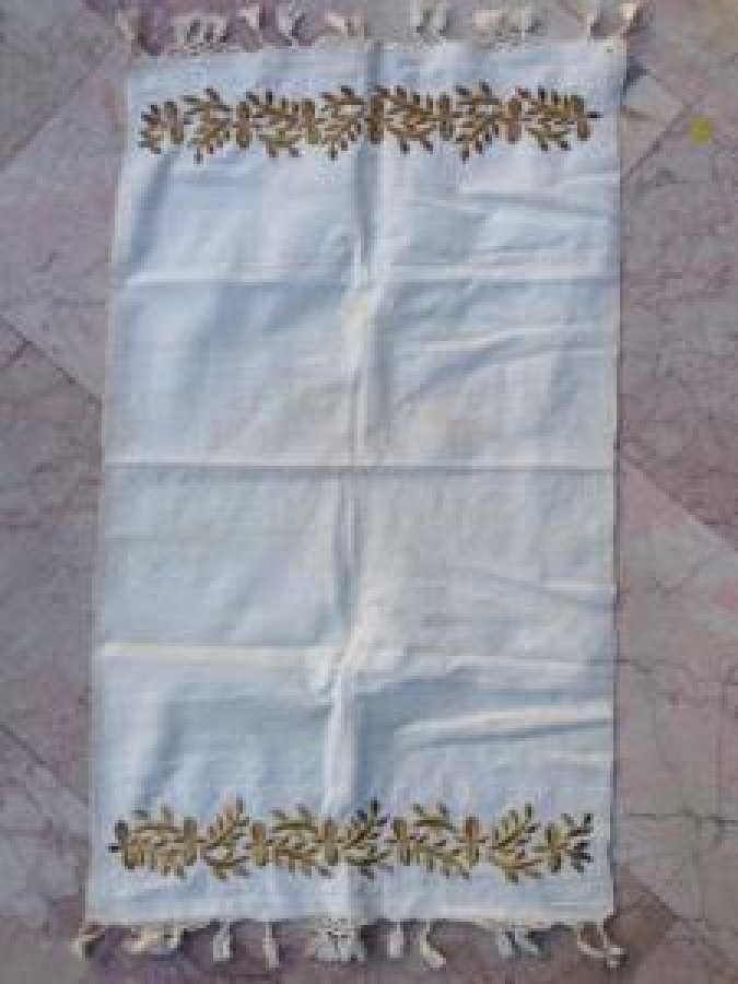 İSTANBUL İŞİ TEL KIRMA EL İŞLEMELİ EL PAMUKLU HAVLU 