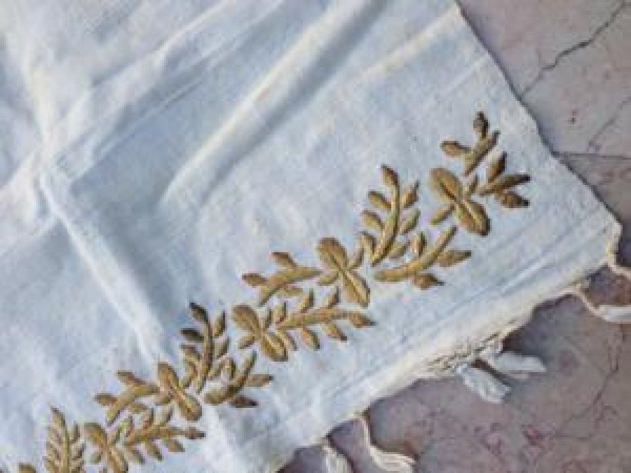 İSTANBUL İŞİ TEL KIRMA EL İŞLEMELİ EL PAMUKLU HAVLU 