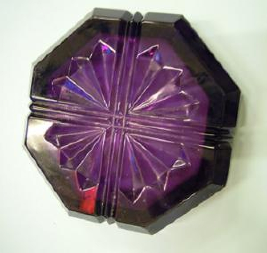 MOR EFLATUN RENKLİ CAM KÜLLÜK