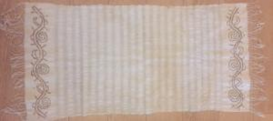 OSMANLI PÜSKÜLLÜ TEL KIRMA YAĞLIK 80 X 38 ÖLÇÜLERDE 