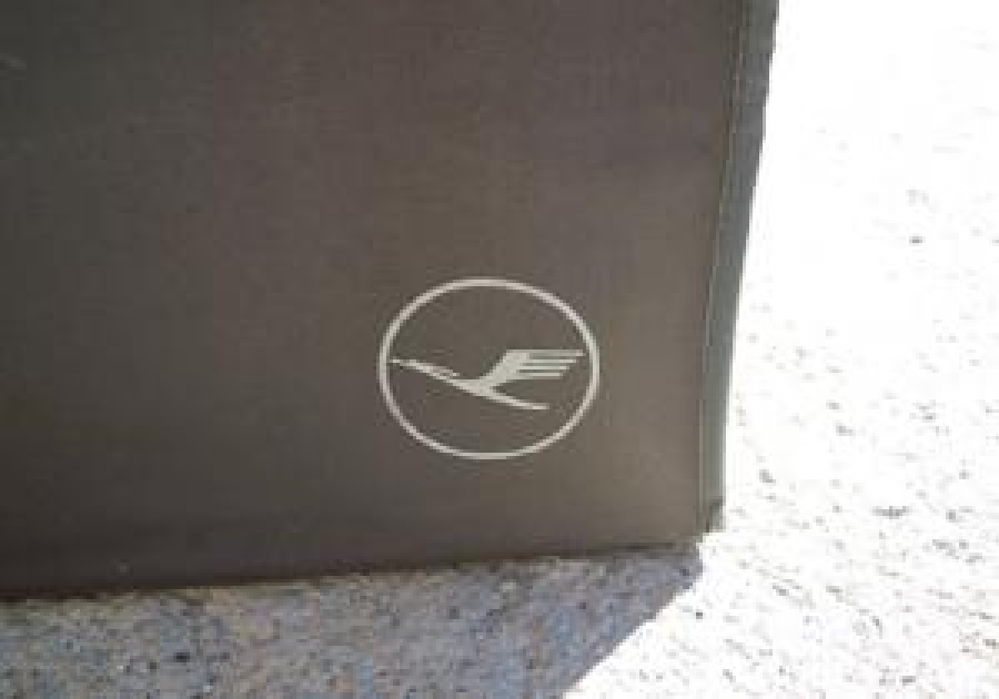 CANTA PUBLICITE SERDAN LUFTHANSA BAG HAVA YOLLARI PİLOT EL SEYEHAT ÇANTASI 