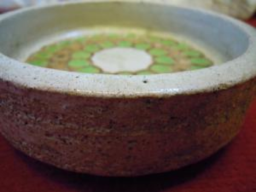 SERAMİK SANATÇI İŞİ İMZALI EL YAPIMI TABAK 