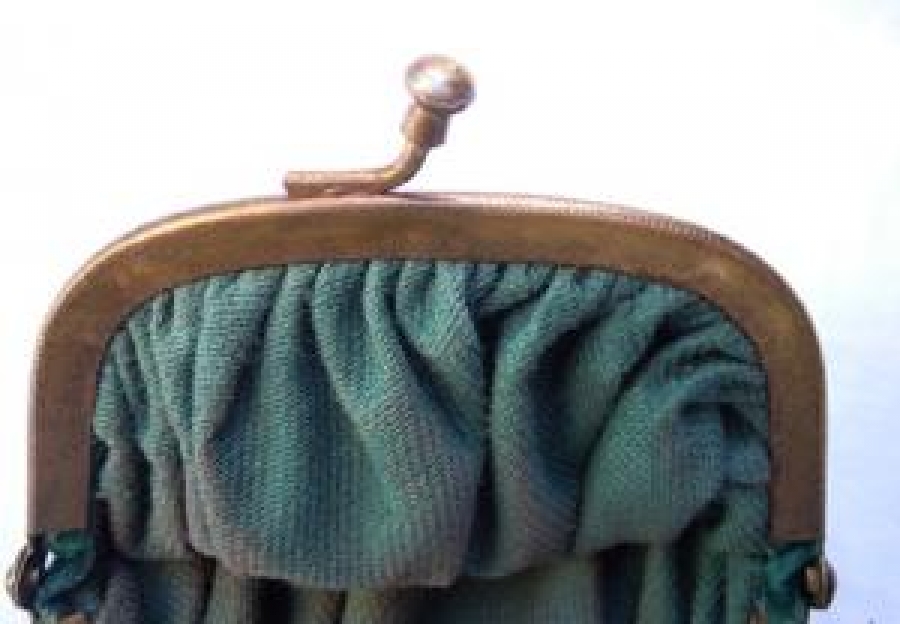 YEŞİL MİNİ BOZUK PARA EL ÇANTA