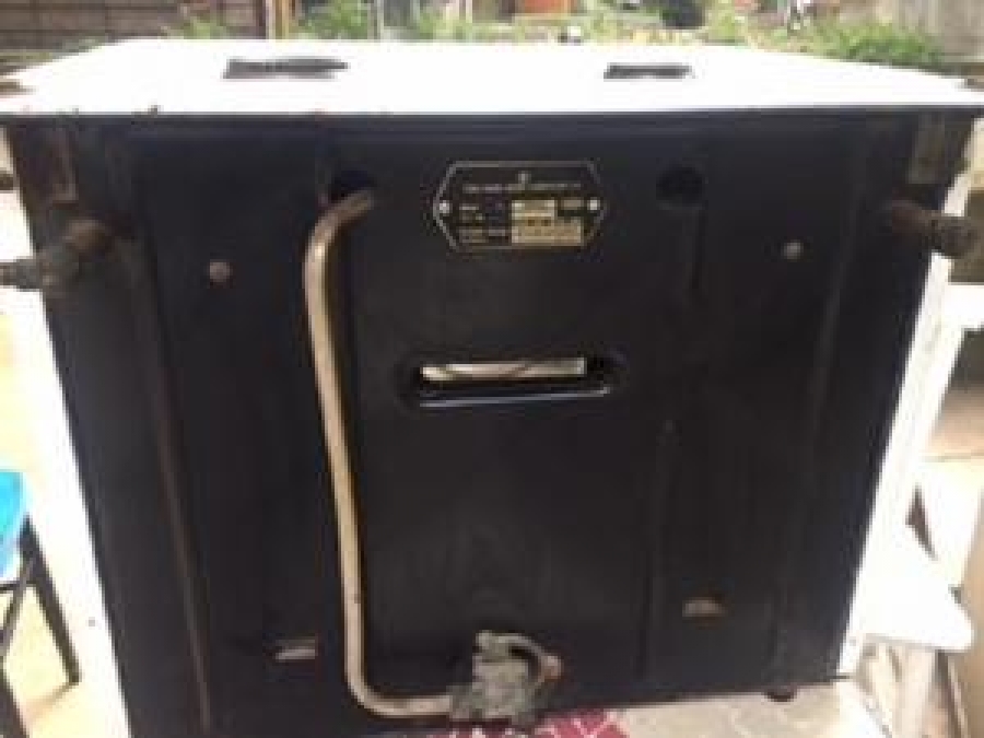 DEMİRDÖKÜM SÜLE ÇİFT GÖZLÜ OCAK FIRIN HAVA GAZI BUTAN GAZ İLE ÇALIŞAN 1970 MODEL 