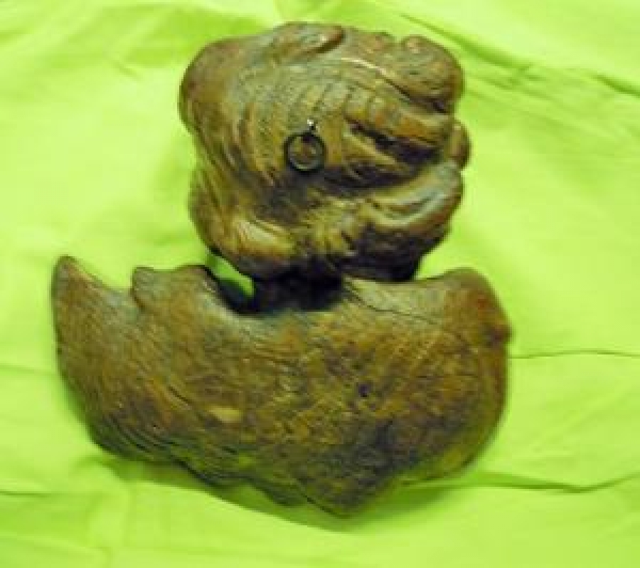 EROS AŞK TANRISI AHŞAP EL OYMASI KANATLI MELEK 