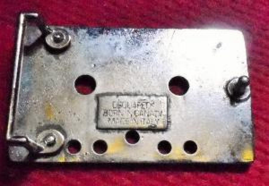 1964 KASET ŞEKLİNDE KEMER TOKASI 1964 BORN IN CANADA MADE IN ITALY 