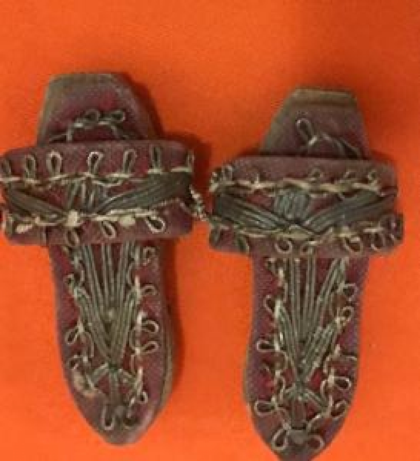 MİNİK UFAK OSMANLI TAKUNYA NALIN AHŞAP ÜZERİ İŞLEMELİ 