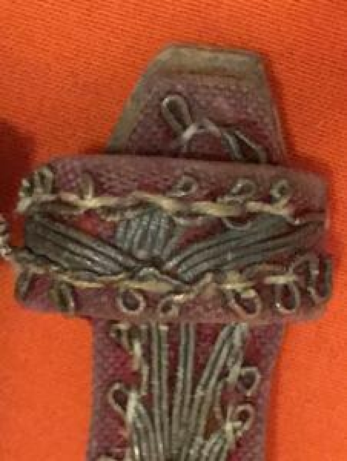 MİNİK UFAK OSMANLI TAKUNYA NALIN AHŞAP ÜZERİ İŞLEMELİ 