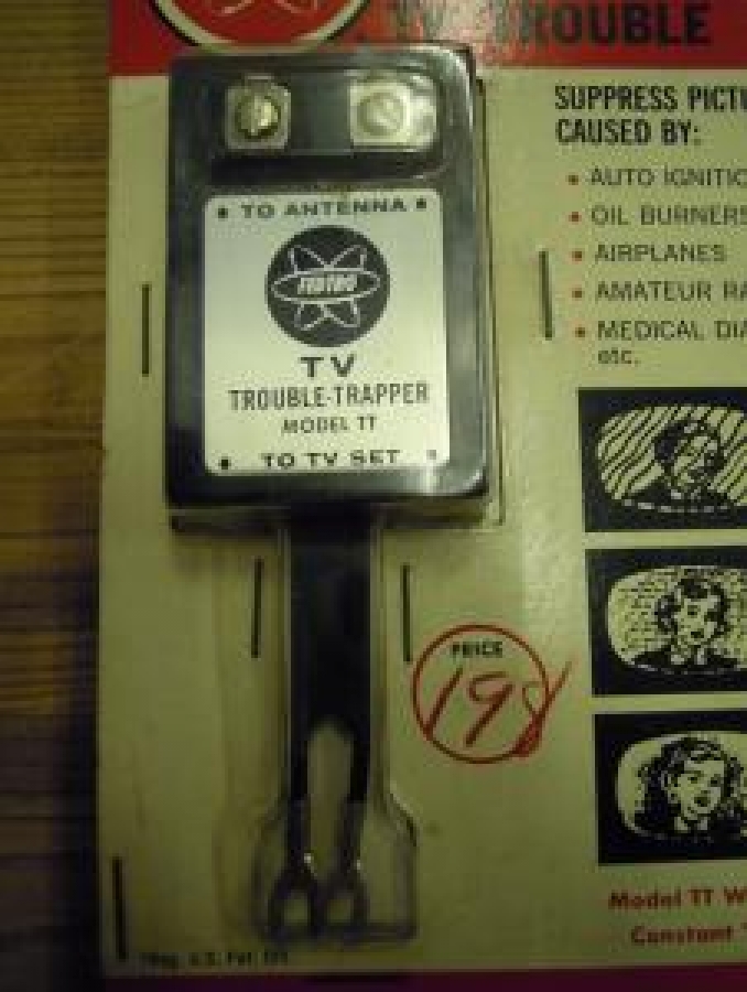 STOP TV INTERFERENCE TV TROUBLE TRAPPER TELEVİZYON PARAZİT GİDERİCİ