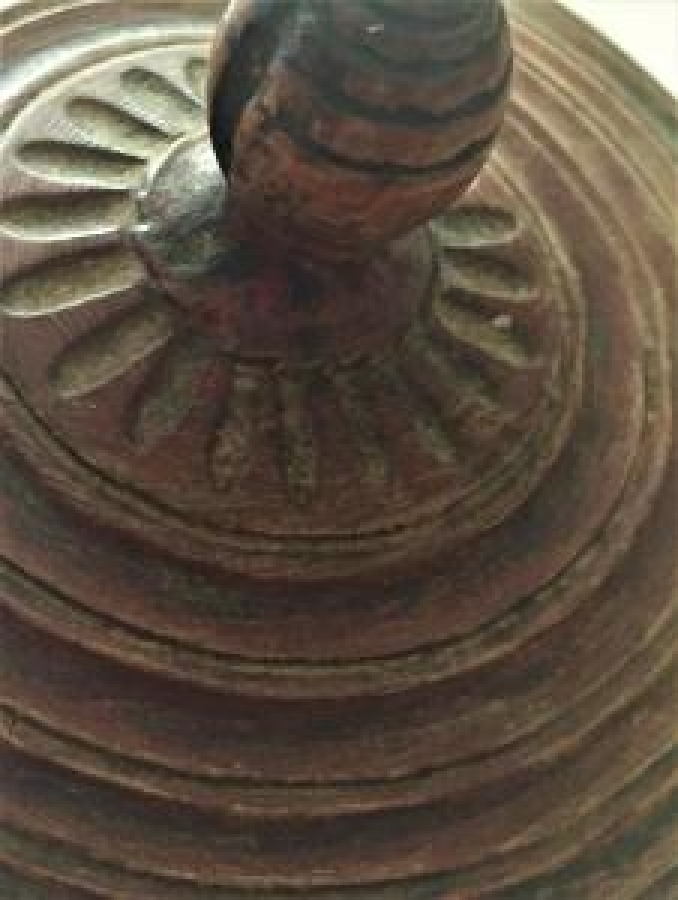 TEKKE İŞİ AHŞAP KAPAKLI EL YAPIM ŞEKERLİK 