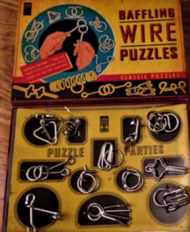 BAFFLİNG WİRE PUZZLES CLASSİC SET 12 ADET METAL YAP BOZ 