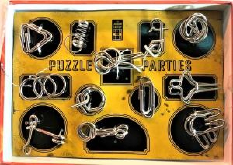 BAFFLİNG WİRE PUZZLES CLASSİC SET 12 ADET METAL YAP BOZ 