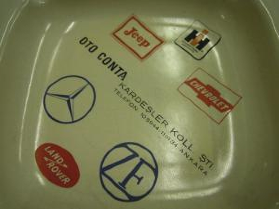 JEEP INTERNATIONAL HARVESTER CHEVROLET OTO CONTA ANKARA KÜL TABLASI