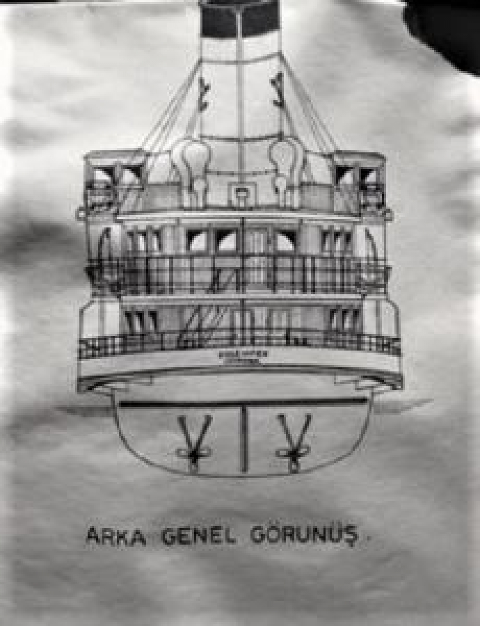 1970 KALENDER BOĞAZİÇİ BUHARLI YOLCU VAPUR MAKETİ AHŞAP EKSİKSİZ KARTON KUTUSUNDA