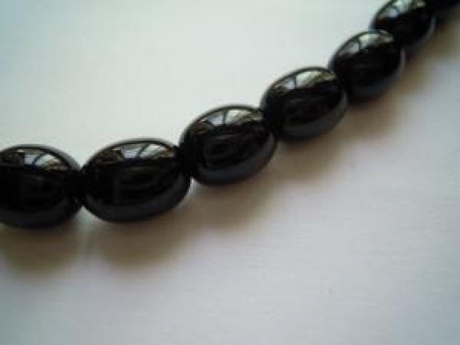 OLTU TAŞLI SİYAH RENKLİ EL YAPIM 33 LÜK TESPİH 