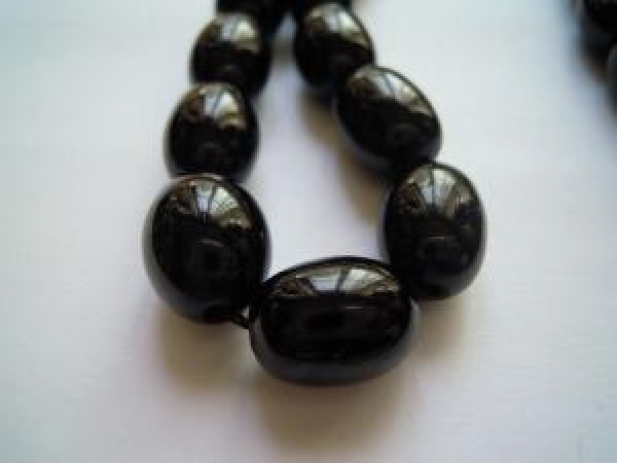 OLTU TAŞLI SİYAH RENKLİ TESPİH 33 LUK 