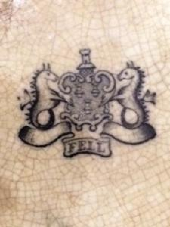 MAVİ BEYAZ TONLARDA PORSELEN SALKIM SÖĞÜT ET TABAK 1800 YILLAR CİN HANEDAN 