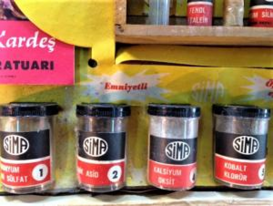 SELİM KARDEŞ SİMA KİMYA LABORATUAR SETİ TAM TAKIM KUTUSUNDA TÜRK MALI 