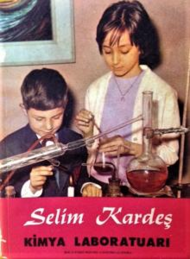 SELİM KARDEŞ SİMA KİMYA LABORATUAR SETİ TAM TAKIM KUTUSUNDA TÜRK MALI 