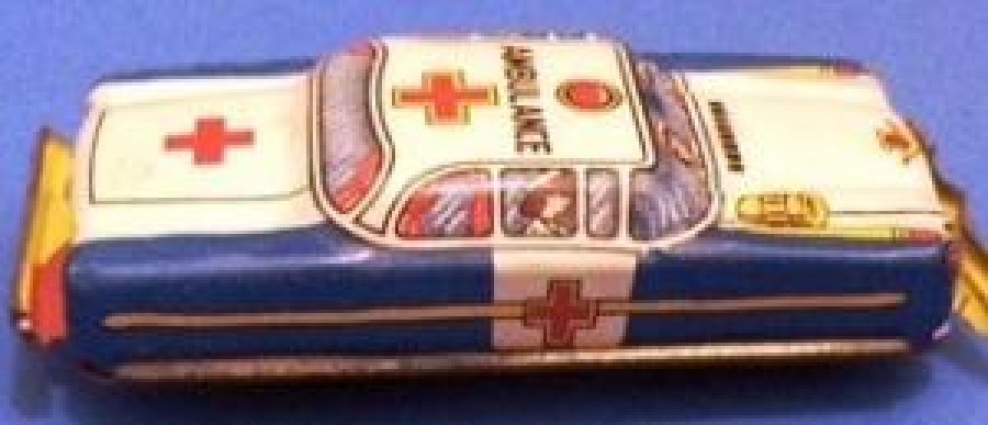 TENEKE AMBULANS OYUNCAK OTOMOBİL ALMAN MALI