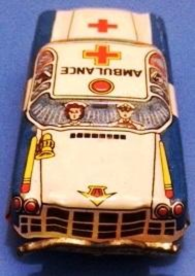 TENEKE AMBULANS OYUNCAK OTOMOBİL ALMAN MALI