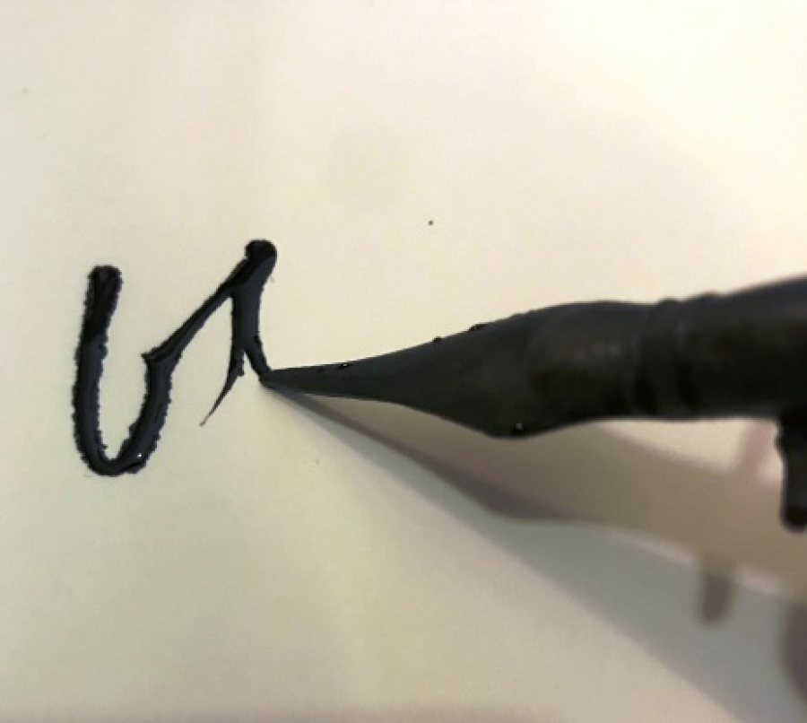 OSMANLI 2 ADET GÜMÜŞ UCLU İRİ BOYDA TEKKE DİVİT KALEMLERİ