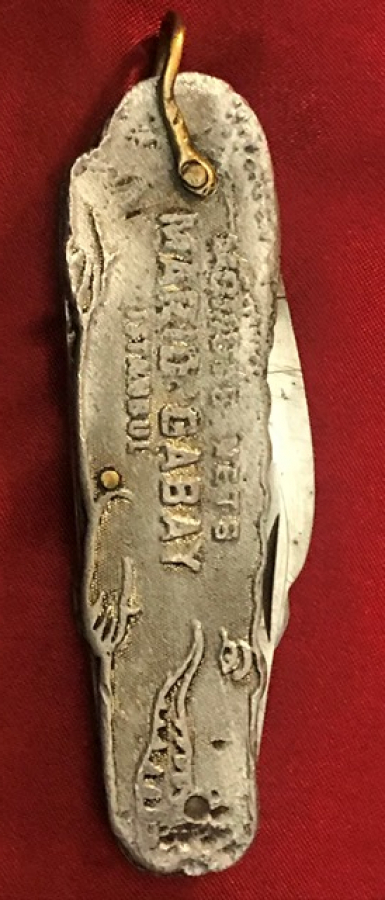 1930 İSTANBUL JAPON MALI BALIK AGI TAMİR CAKISI TİMSAH ŞEKLİNDE